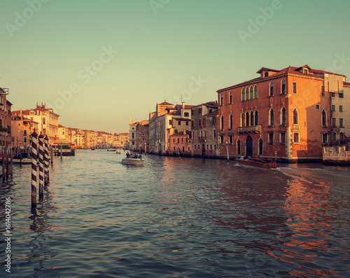 Grand Canal in Venice city, Italy