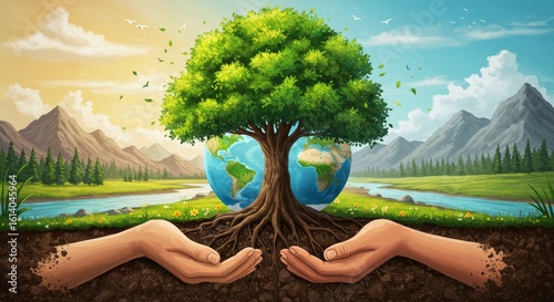 Harmony of nature: nurturing life and embracing sustainability for a vibrant future