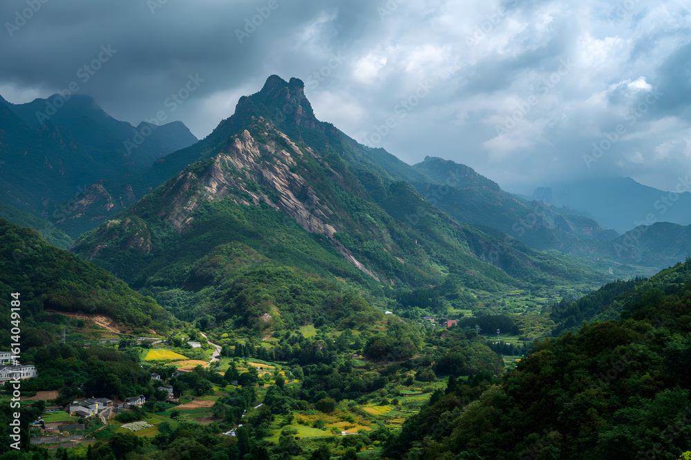 Naklejka premium Mountain in south China