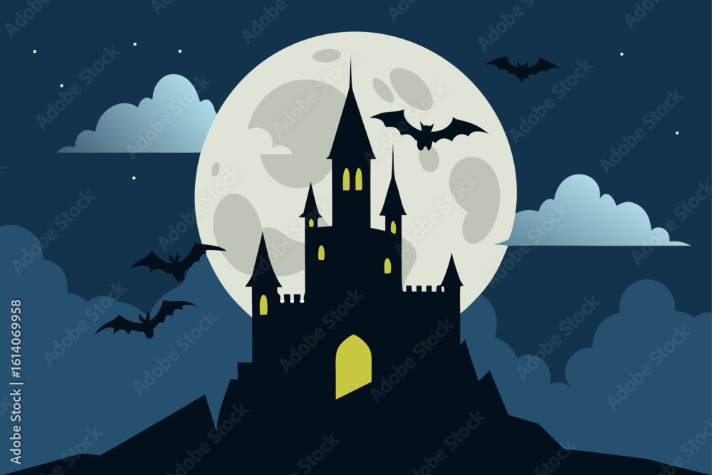 Fototapeta premium halloween night background