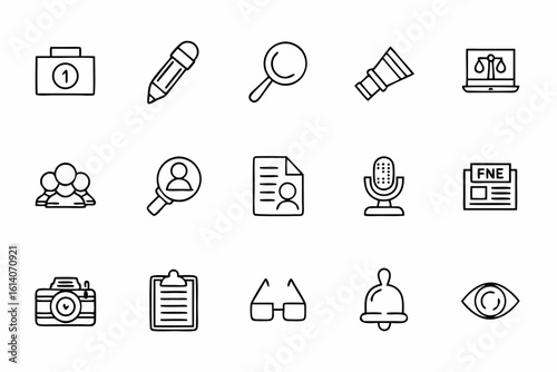 A minimalist bundle dedicated to investigative journalism and ethical reporting. Great for storytelling visuals, reports, and newsroom decor