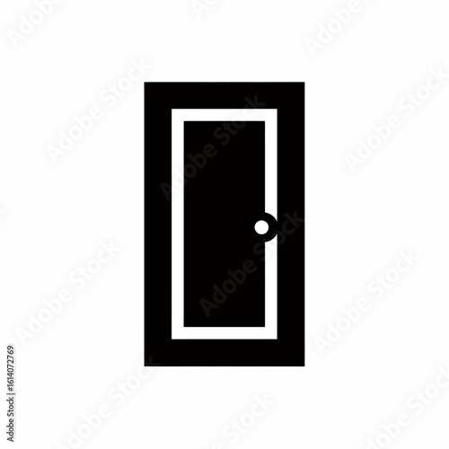 A minimalist black icon of a fried egg. A simple flat graphic illustration representing breakfast food and healthy eating concepts.