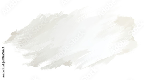 Watercolor a soft, light gray watercolor brush stroke with a textured appearance, isolated on a transparent background