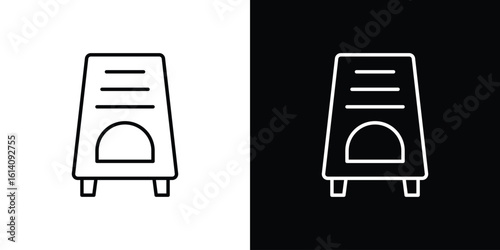 Air purifier icon. Simple flat symbol. Perfect Black outline pictogram illustration