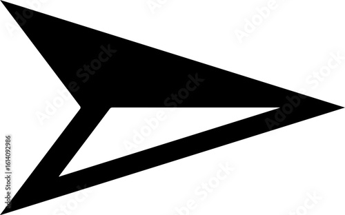 black and white paper plane