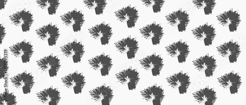 creative background, tempera brush patterns, black and white background, illustration, vector, design, symbol