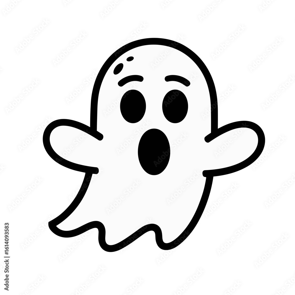 Obraz premium Cute Ghost