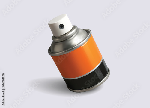 3D Vector Spray Paint Can Icon for UI kits, banners, infographic icons, and print-ready designs.
