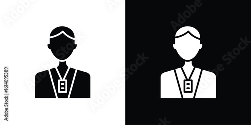 Tourist Guide icon symbol for Apps and Branding.