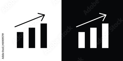 Stagflation icon symbol for Apps and Branding.
