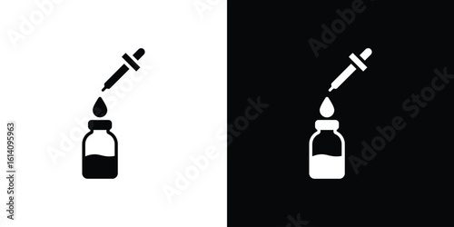 Serum icon symbol for Apps and Branding.