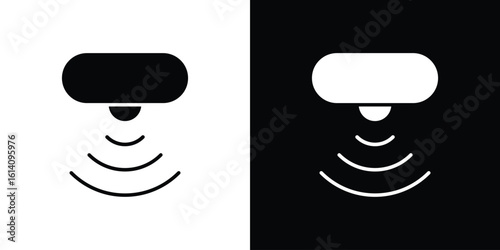 Sensor icon symbol for Apps and Branding.