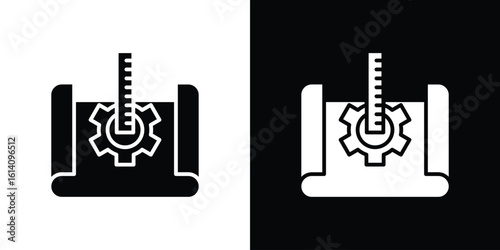 Prototyping icon symbol for Apps and Branding.