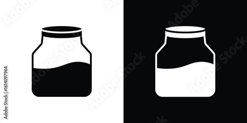 Jar icon symbol for Apps and Branding.