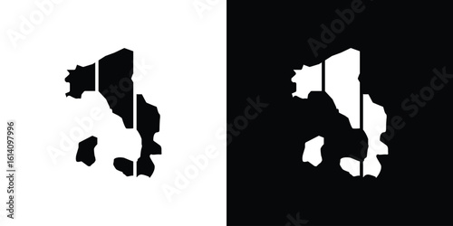 Italy flag icon symbol for Apps and Branding.