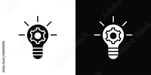 Implementation icon symbol for Apps and Branding.