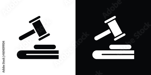 employment law icon symbol for Apps and Branding.
