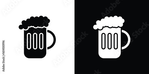 Beer icon symbol for Apps and Branding.