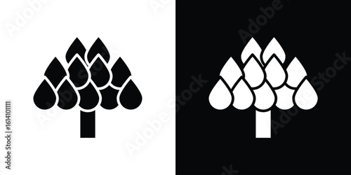 Artichoke icon symbol for Apps and Branding.