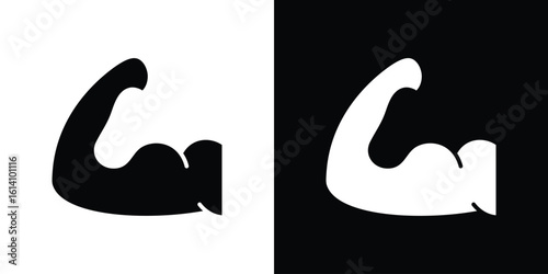 Arm icon symbol for Apps and Branding.