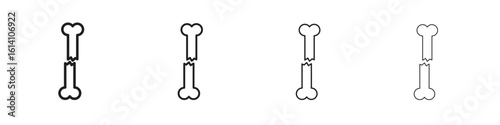 Broken bone icon