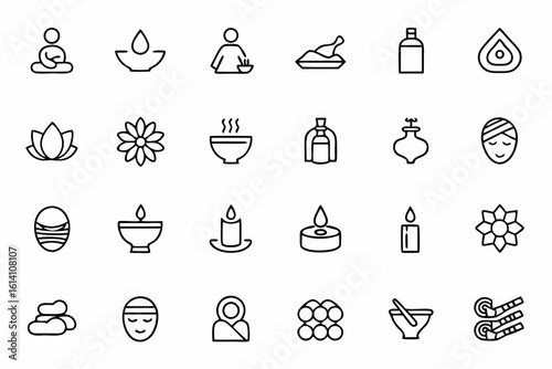 A calm and harmonious collection focused on luxury spa and wellness experiences. Great for wellness resorts, self-care brands, and yoga retreats