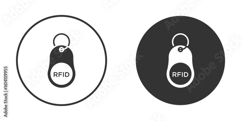 RFID key tag icon