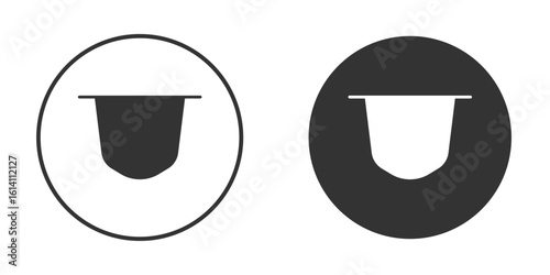 Coffee capsule icon