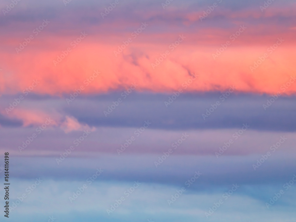 Obraz premium Pastel Summer Evening Colours Over Dorset England