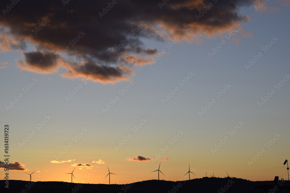 Obraz premium sunset in the clouds