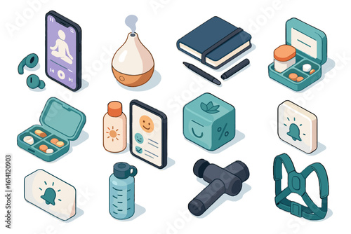 Isometric wellness gadgets and accessories for health and fitness