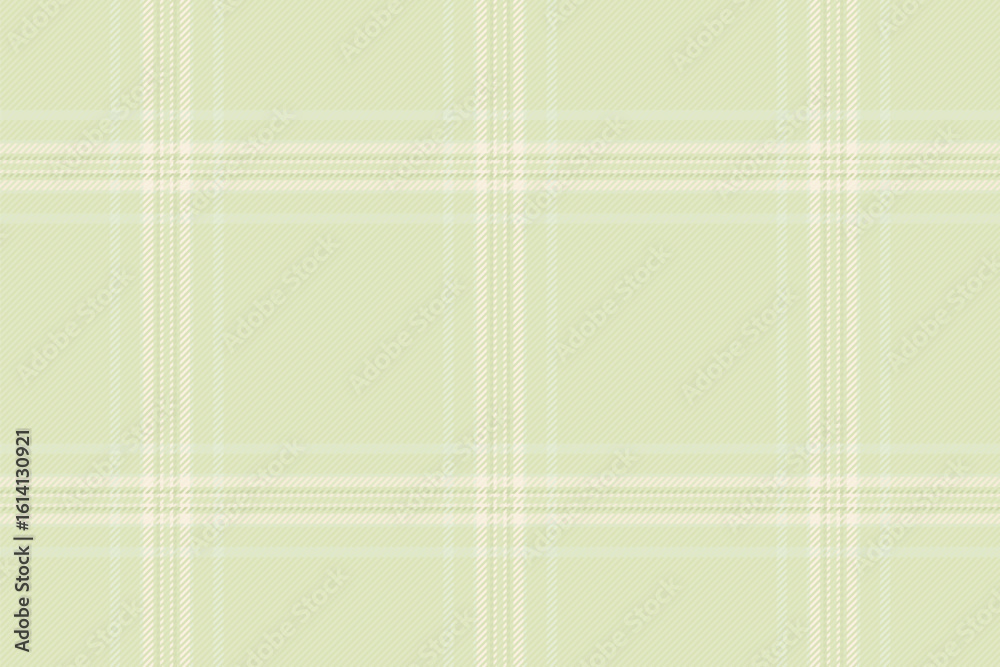 Fototapeta premium Subtle pastel green and beige plaid pattern. Perfect for backgrounds, textile designs, or creating a calming, minimalist aesthetic. This seamless texture evokes serenity and elegance.