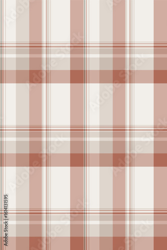 Template tartan textile check, shirt pattern background plaid. Ceremony fabric seamless texture vector in white and light colors.