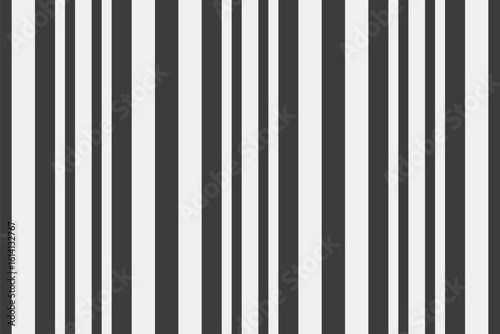 Hippie lines background fabric, sparse textile vector seamless. Male texture vertical pattern stripe in grey and white colors.