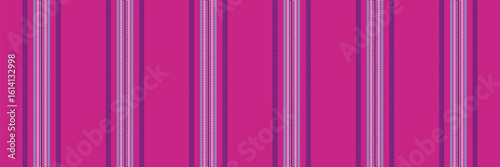 Pide seamless stripe background, african fabric vertical lines. Peb pattern textile vector texture in pink and indigo colors.