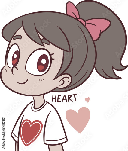 Cute girl victor file.eps