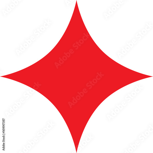 icons, designation of card suits, vector drawing