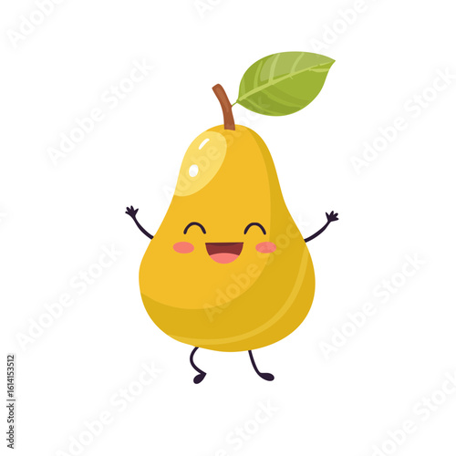 Happy Dancing Pear Characte...