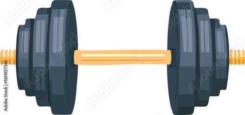 dumbbell isolated on white background