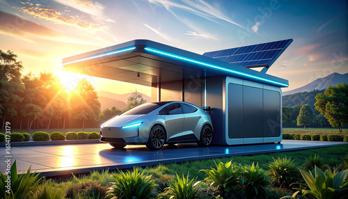 Sleek Metallic Renewable Tech Stock