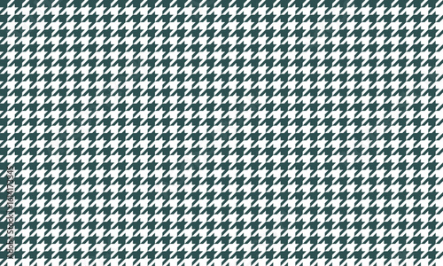 Houndstooth Pattern Design in Light Green, Dark and Teal
