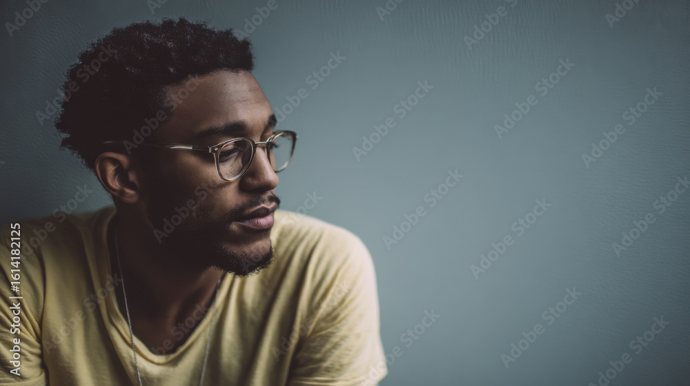 Fototapeta premium ultrabright minimalist photograph depicting student using laptop focused on aiassisted notetaking