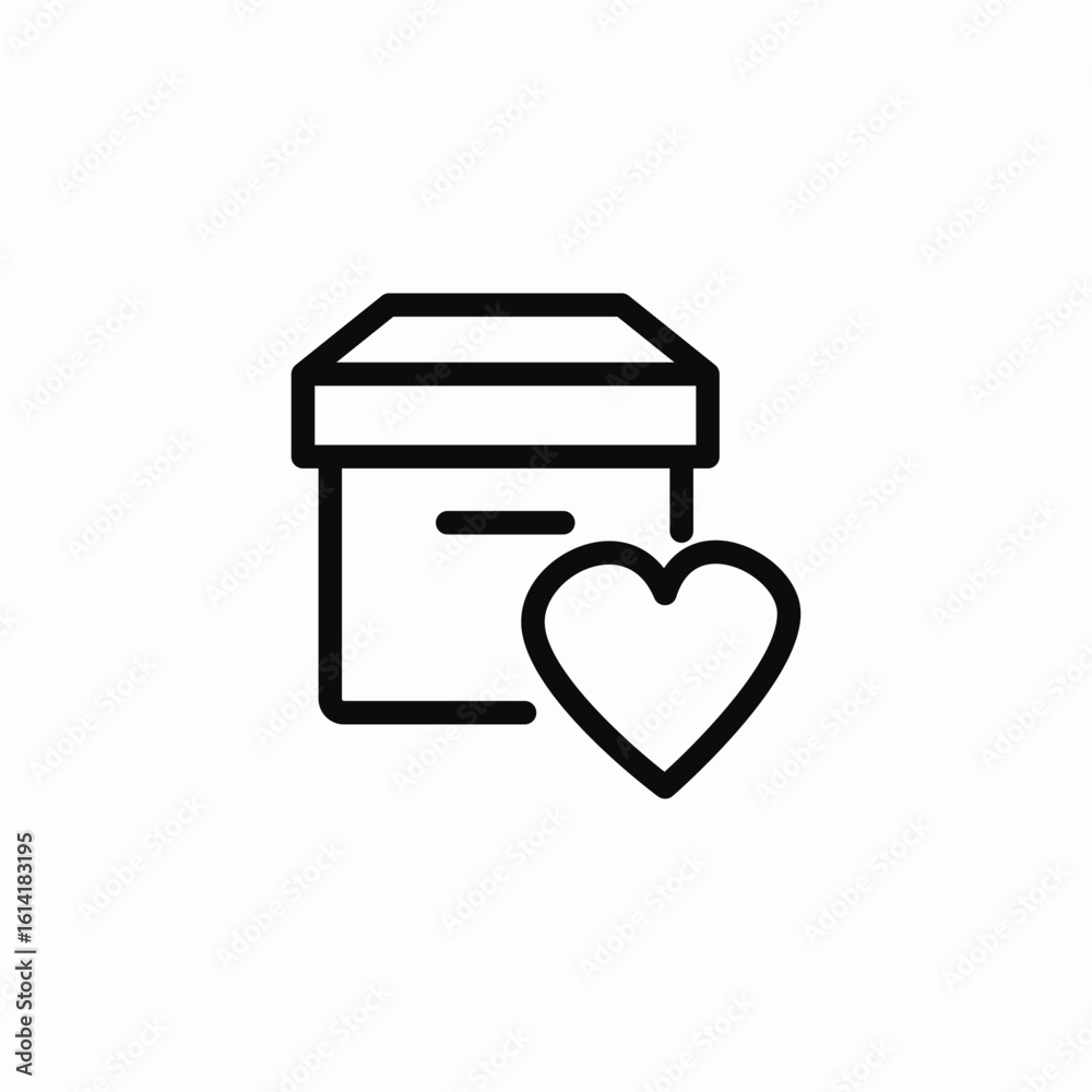 favorite items storage icon sign vector favorite items storage icon sign vector