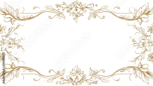 Vintage Line Frame Collection Transparent PNG