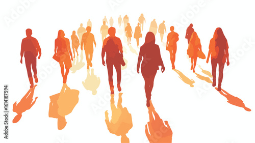 Urban unity concept variation diverse group