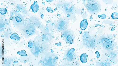 Transparent Water Drop Texture Background Photo