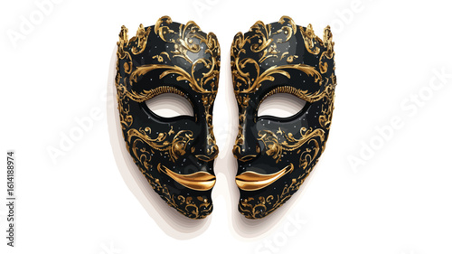 Theatre Mask Jewelry Representation