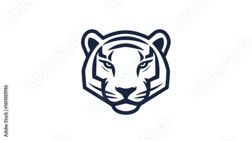Tiger Head Icon Vector Illustration