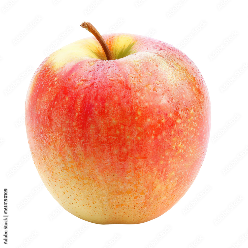 Close-up of a single, ripe apple Close-up of a single, ripe apple