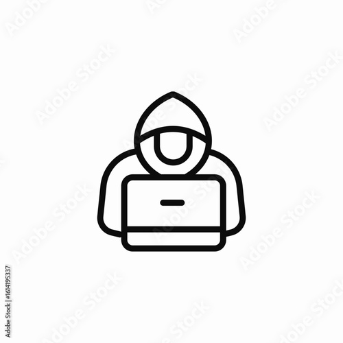 Photos discreet browsing icon sign vector